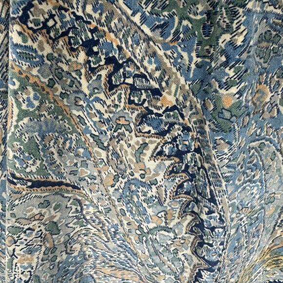 Glen Of Michigan Vintage 100% Cotton Velvet Blouse Skirt Set Made In USA Sz 14 - Picture 9 of 14